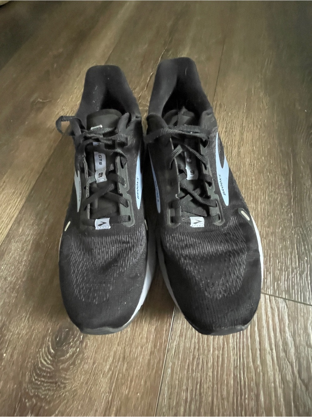 Brooks Running Sneakers Size 9.5/41 Black /Blue